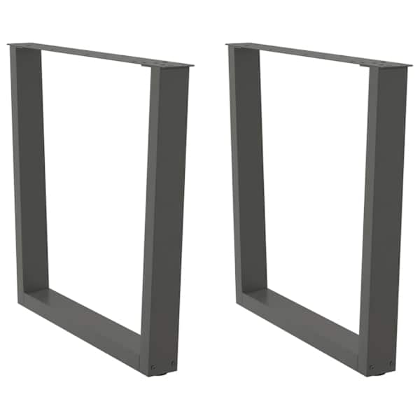 vidaXL s&ouml;&ouml;gilaua jalad V-kujulised 2 tk, antratsiithall, 80 x (72-73,3) cm, teras