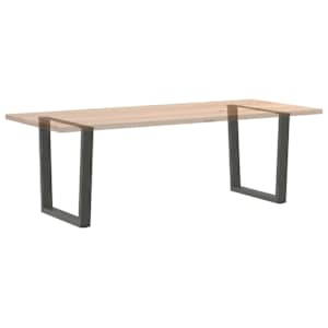 Nohy k jídelnímu stolu ve tvaru V, 2 ks, antracitové, 80 x (72-73,3) cm, ocel - obrázek 8