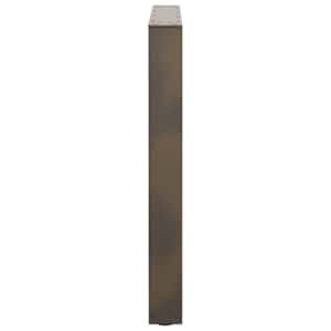 Nohy k jídelnímu stolu ve tvaru V, 2 ks, přírodní ocel, 80 x (72-73,3) cm, ocel - obrázek 6
