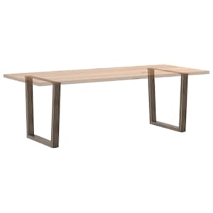 Nohy k jídelnímu stolu ve tvaru V, 2 ks, přírodní ocel, 80 x (72-73,3) cm, ocel - obrázek 8
