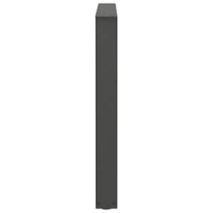 Nohy k jídelnímu stolu ve tvaru V, 2 ks, antracitové, 90 x (72-73,3) cm, ocel - obrázek 6