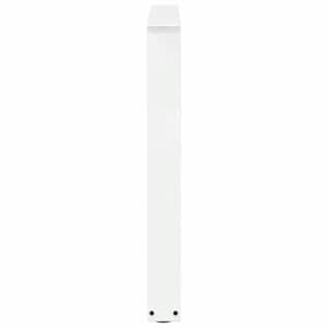 Nohy k jídelnímu stolu ve tvaru V, 3 ks, bílé, 80 x (72-73,3) cm, ocel - obrázek 6