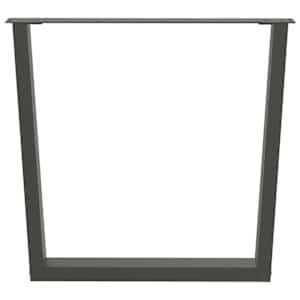 Nohy k jídelnímu stolu ve tvaru V, 3 ks, antracitové, 80 x (72-73,3) cm, ocel - obrázek 5