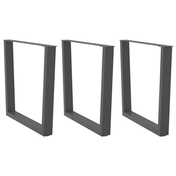 vidaXL s&ouml;&ouml;gilaua jalad V-kujulised, 3 tk, antratsiithall, 90 x (72-73,3) cm, teras
