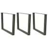 vidaXL s&ouml;&ouml;gilaua jalad, V-kujulised, 3 tk, antratsiithall, 100 x (72-73,3) cm, teras