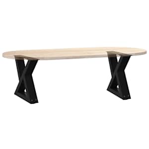 Nohy konferenčního stolku 2 ks černé 30 x (30-31,3) cm ocelové - obrázek 8