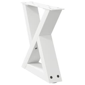 Nohy konferenčního stolku 2 ks bílé 30 x (30-31,3) cm ocelové - obrázek 4