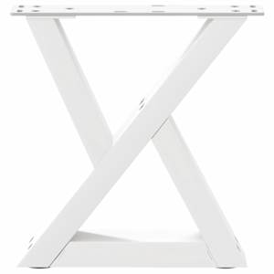 Nohy konferenčního stolku 2 ks bílé 30 x (30-31,3) cm ocelové - obrázek 5