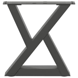 Nohy konferenčního stolku 2 ks antracitové 30 x (30-31,3) cm ocelové - obrázek 5