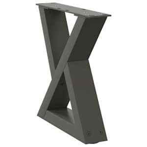 Nohy konferenčního stolku 2 ks antracitové 40 x (30-31,3) cm ocelové - obrázek 4