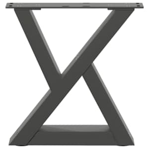 Nohy konferenčního stolku 2 ks antracitové 40 x (30-31,3) cm ocelové - obrázek 5