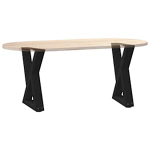 Nohy konferenčního stolku 2 ks černé 38 x (42-43,3) cm ocelové - obrázek 8