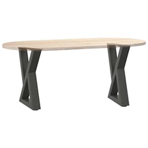 Nohy konferenčního stolku 2 ks antracitové 38 x (42-43,3) cm ocelové - obrázek 8