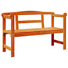 vidaXL V&auml;libank 2 -Seater 119 x 44 x 76 cm Tahke m&auml;nd Pruun Ristk&uuml;lik