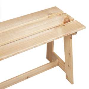 Venkovní lavice Přírodní 119 x 47 x 35 cm - obrázek 7