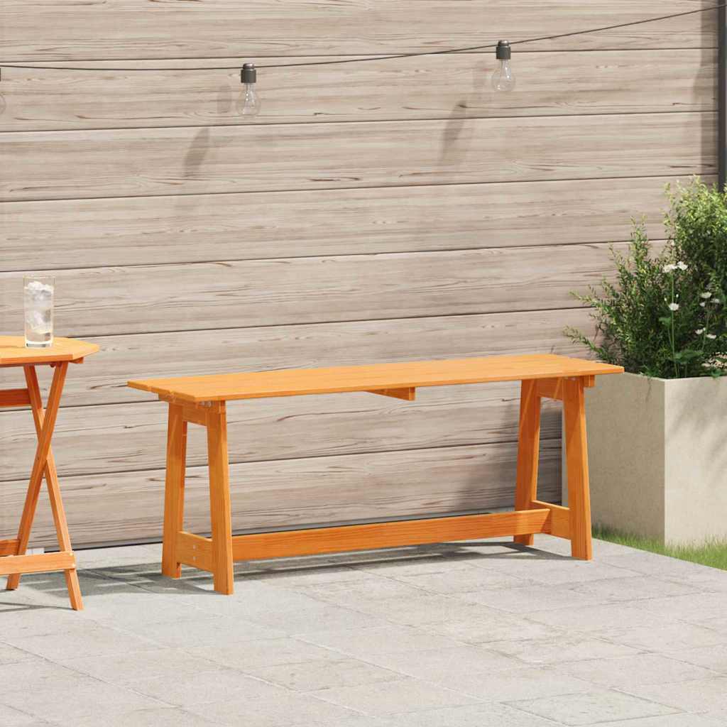 Exteriérová lavička Akácia 119x35x47 cm Masívne drevo Borovica 4012192