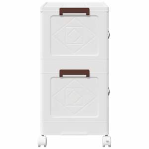 Stohovatelný úložný box na kolečkách 2-patrový 75 L 64x40x76 cm - obrázek 6