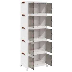 Stohovatelný úložný box na kolečkách 5-patrový 75 L 64x40x179cm - obrázek 5
