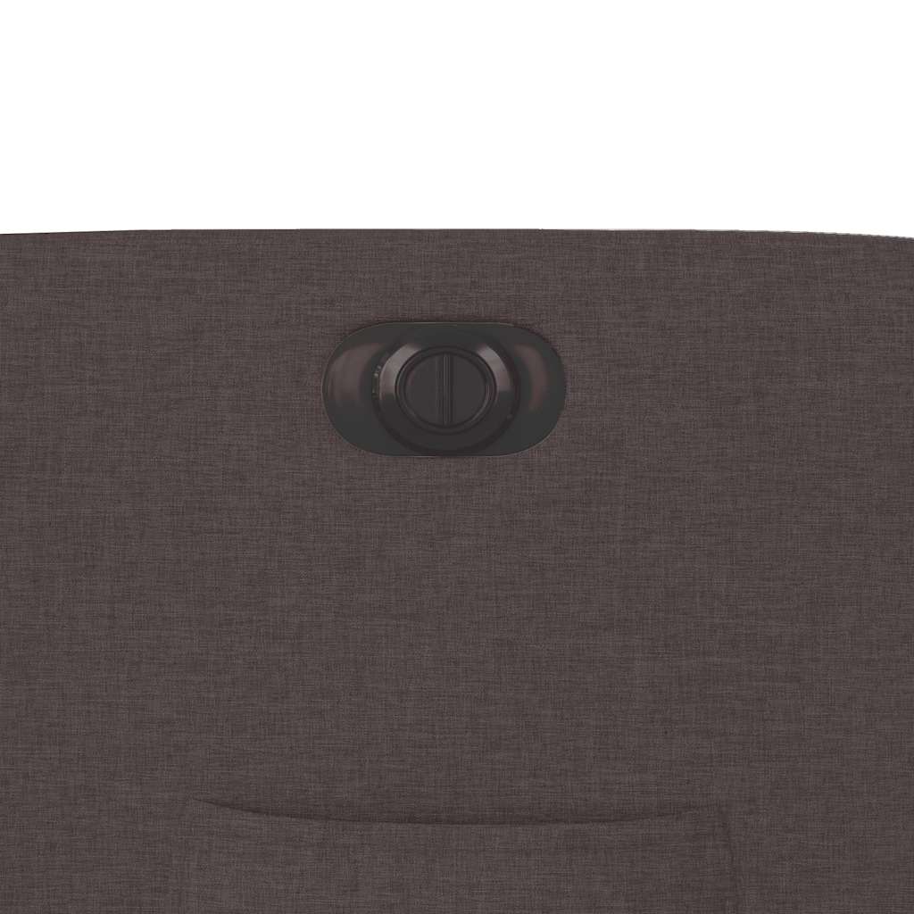 Električni naslanjač s funkcijo vstajanja temno rjavo blago - slika 13