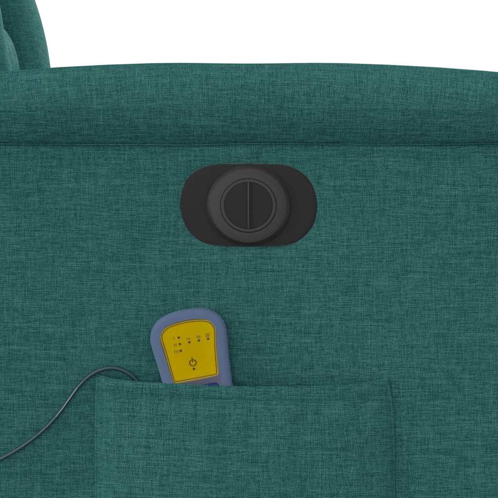 Električni masažni naslanjač s funkcijo vstajanja temno zelen - slika 13