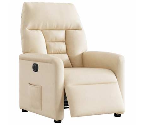 vidaXL Rafkn&uacute;inn H&aelig;gindast&oacute;ll Drapplita&eth; M&iacute;kr&oacute;f&iacute;ber &Aacute;kl&aelig;&eth;i