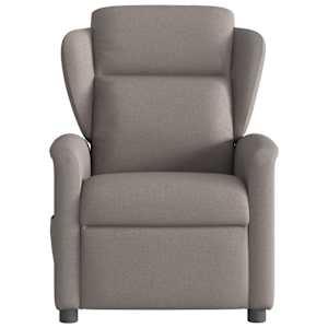 Elektrické polohovací křeslo taupe textil - obrázek 5