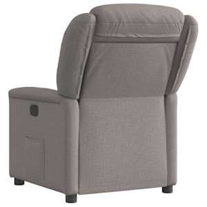 Elektrické polohovací křeslo taupe textil - obrázek 7