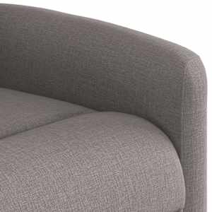 Elektrické masážní polohovací křeslo taupe textil - obrázek 11