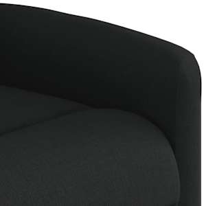 Elektrické zvedací masážní polohovací křeslo černé textil - obrázek 12