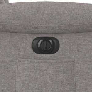 Elektrické polohovací křeslo taupe textil - obrázek 12
