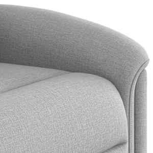 Elektrické masážní polohovací křeslo obláčkově šedé textil - obrázek 11