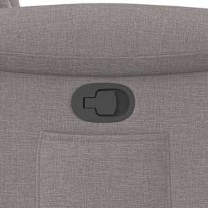 Zvedací polohovací křeslo taupe textil - obrázek 12