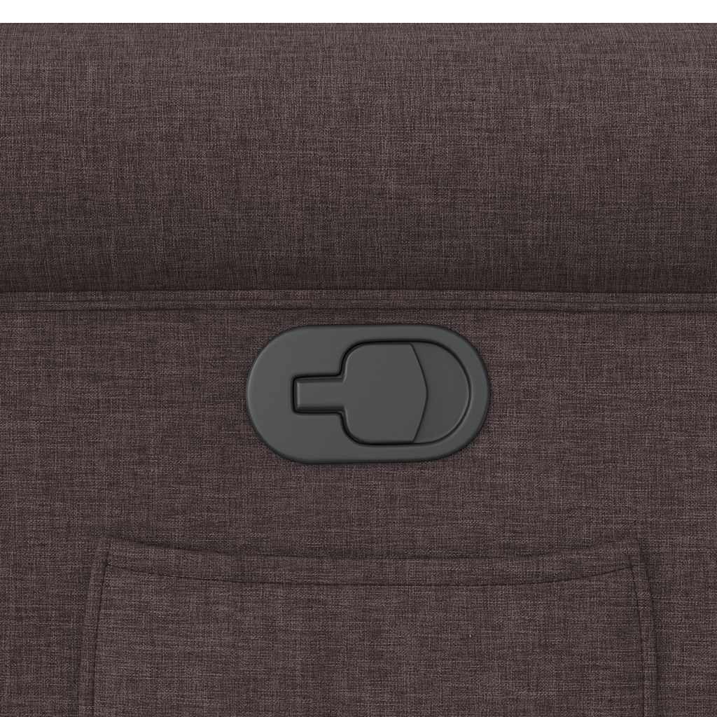 vidaXL Relaxsessel mit Aufstehhilfe Dunkelbraun Stoff – Bild 11