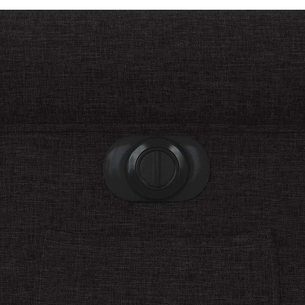 Elektrické zvedací polohovací křeslo černé textil - obrázek 14