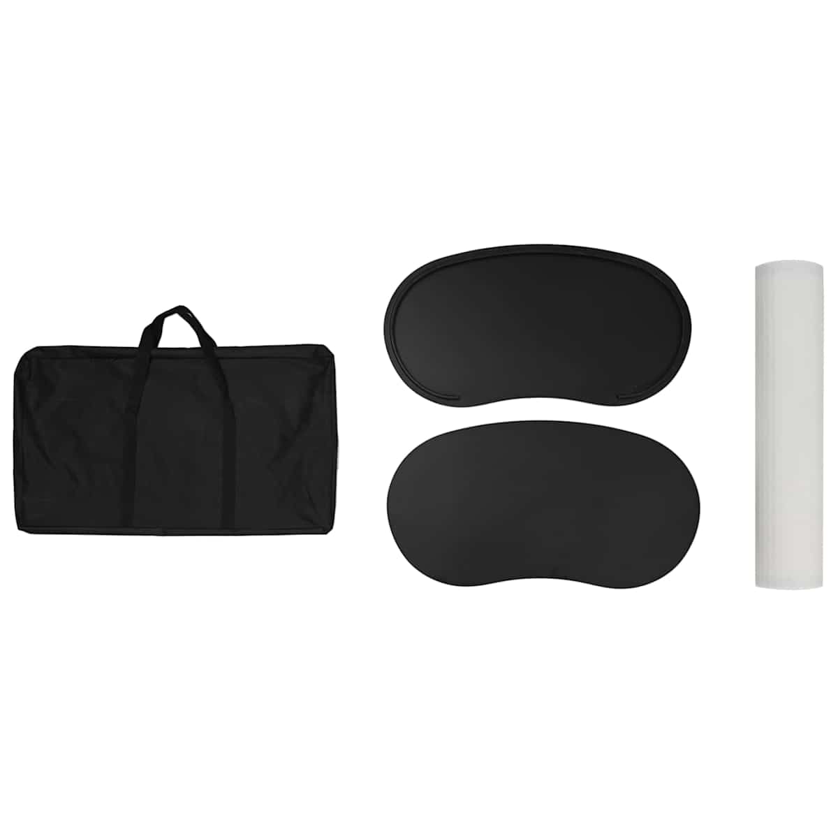 Messedisk 90x48x93 cm foldbar konstrueret træ - Billede 4