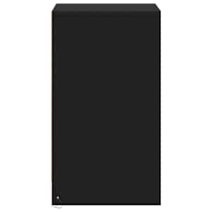 Noční stolek s LED osvětlením černý kompozitní dřevo - obrázek 7
