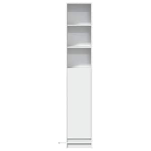 Příborník s LED bílý 36 x 32,5 x 200 cm kompozitní dřevo - obrázek 6