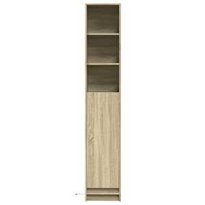 Příborník s LED dub sonoma 36 x 32,5 x 200 cm kompozitní dřevo - obrázek 6