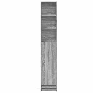 Příborník s LED šedý sonoma 36 x 32,5 x 200 cm kompozitní dřevo - obrázek 6