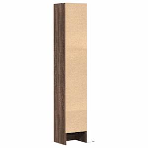 Příborník s LED hnědý dub 36 x 32,5 x 200 cm kompozitní dřevo - obrázek 8