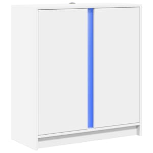 Příborník s LED bílý 77 x 34 x 85 cm kompozitní dřevo - obrázek 3