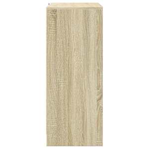Příborník s LED dub sonoma 77 x 34 x 85 cm kompozitní dřevo - obrázek 8