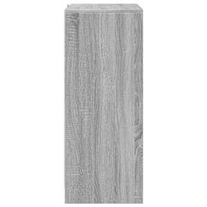 Příborník s LED šedý sonoma 77 x 34 x 85 cm kompozitní dřevo - obrázek 8