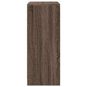 Příborník s LED hnědý dub 77 x 34 x 85 cm kompozitní dřevo - obrázek 8