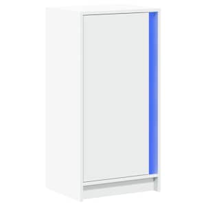 Příborník s LED bílý 42,5 x 34 x 85 cm kompozitní dřevo - obrázek 3
