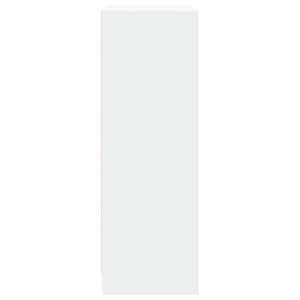 Příborník LED bílý 77 x 34 x 100 cm kompozitní dřevo - obrázek 7
