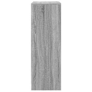 Příborník LED šedý sonoma 77 x 34 x 100 cm kompozitní dřevo - obrázek 7