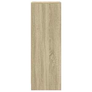 Příborník LED dub sonoma 42,5 x 34 x 100 cm kompozitní dřevo - obrázek 8