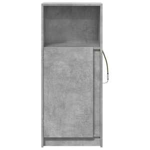 Příborník LED betonově šedý 42,5 x 34 x 100 cm kompozitní dřevo - obrázek 6