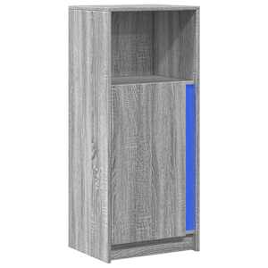 Příborník LED šedý sonoma 42,5 x 34 x 100 cm kompozitní dřevo - obrázek 3